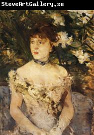 Berthe Morisot Young Woman in Evening Dress